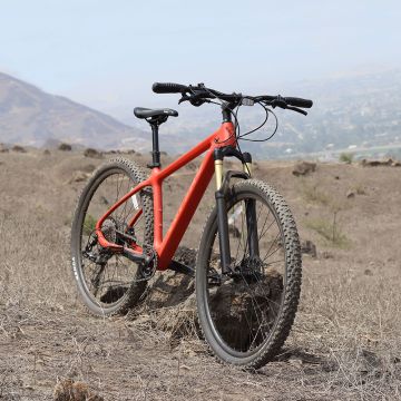 BICICLETA ZAFIRO MTB STORM ROJO 29" FIBRA DE CARBÓN 12V