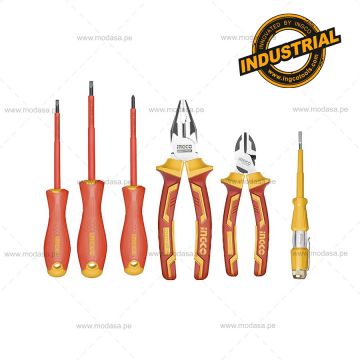 SET DE 6 HERRAMIENTAS AISLADAS 1000V
