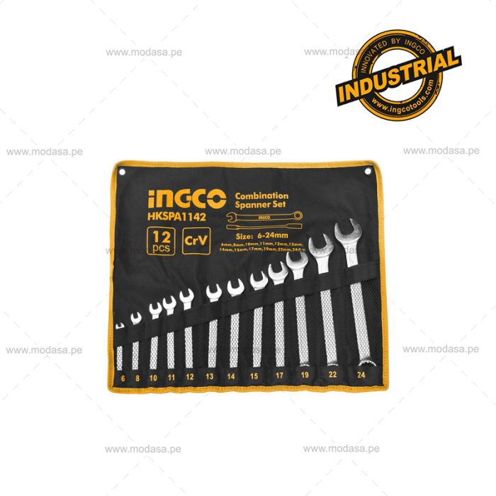 SET DE 12 LLAVES MIXTAS 6-24 MM