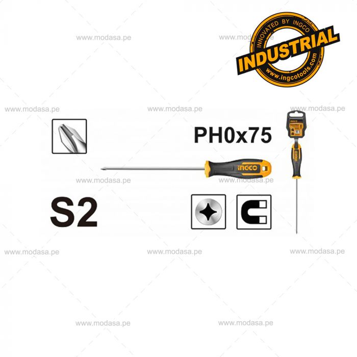 DESTORNILLADOR IMANTADO PH0 X 75MM